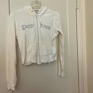 Guess jeans zip up sweater size: XL